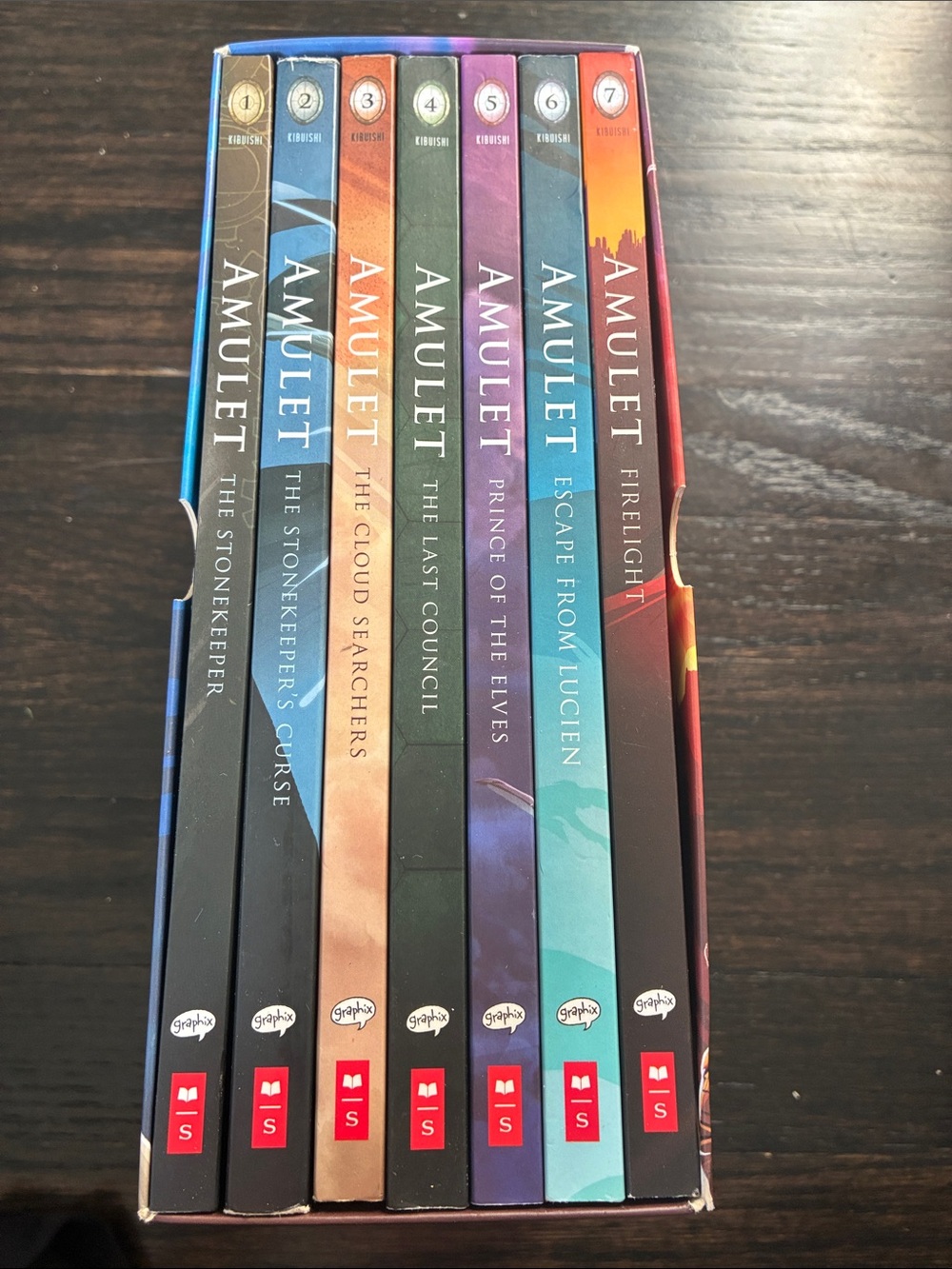 Scholastic Amulet Seven Book Collection by Kazu Kibuishi